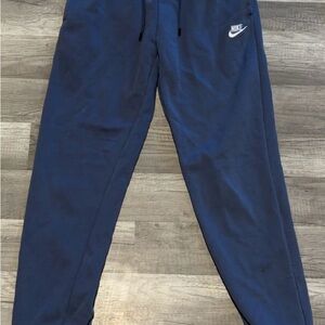 Nike Navy Joggers with Logo